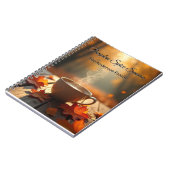 Persoonlijke Pumpkin Spice Herfst Notitieboek (Linkerzijde)