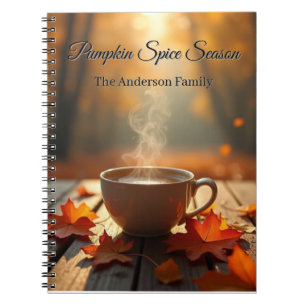Persoonlijke Pumpkin Spice Herfst Notitieboek