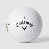 Persoonlijke Punk Avocado Callaway Golfballen (Logo)