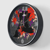 Persoonlijke Punk Rocker Laarzen Vierkante Wandklo (Hoek)