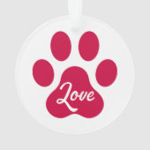 Persoonlijke puppy Dog First-kerstfoto Ornament (achterkant)