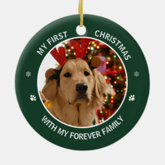 Persoonlijke Puppy Eerste Kerstmis Ornament