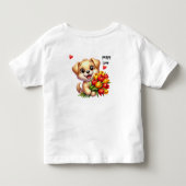 Persoonlijke Puppy Kinder Shirts (Achterkant)