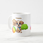 Persoonlijke Puppy Mok (Voorkant links)
