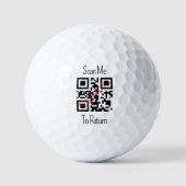 Persoonlijke QR-code Golfballen (Voorkant)