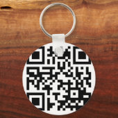 Persoonlijke QR-code Sleutelhanger (Voorkant)