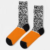 Persoonlijke QR-code sokken op maat kleur (Links)