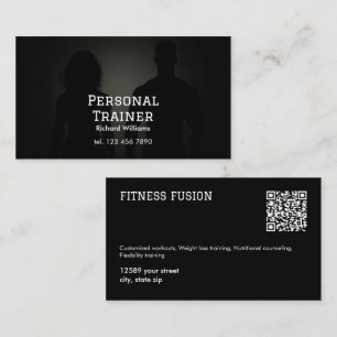 Persoonlijke QR-trainer Visitekaartje