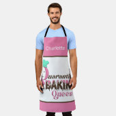 Persoonlijke Quarantine Baking Queen Schort (Gedragen)