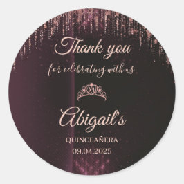 Persoonlijke Quinceañera Stickers | Aangepaste Naa