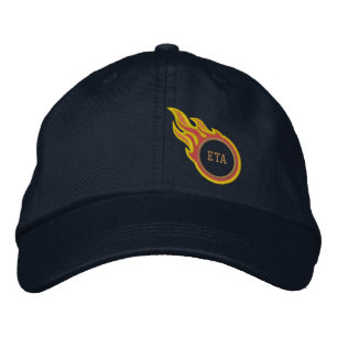 Persoonlijke raceblokmonogram geborduurde pet
