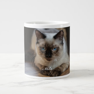 Persoonlijke Ragdoll Kat Foto en Naam Grote Koffiekop