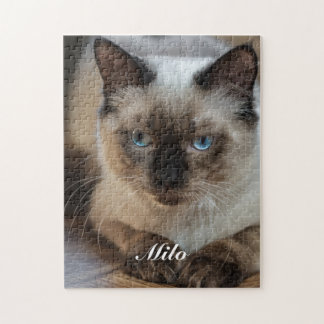 Persoonlijke Ragdoll-kattenfoto en naam Legpuzzel