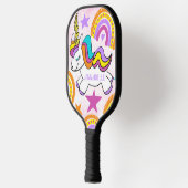 Persoonlijke Rainbows Unicorn Pickleball Paddle (Links)