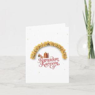 Persoonlijke Ramadan Kareem-vakantiekaart Feestdagen Kaart