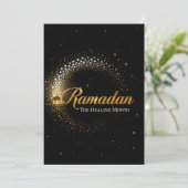Persoonlijke Ramadan MubaraK Vakantiekaart Feestdagenkaart (Staand voorkant)