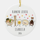 Persoonlijke Ramen Liefhebber Ornament (Voorkant)