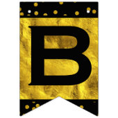 Persoonlijke 'Random Gold Dot Patten Wedding' Vlaggetjes (Eerste vlag)