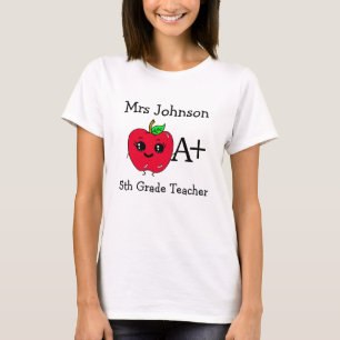 Persoonlijke rang en de naam van de leraar Cute Ap T-shirt