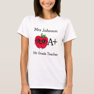 Persoonlijke rang en de naam van de leraar Cute Ap T-shirt