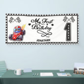 Persoonlijke rassenlijst met als geboortedag aange spandoek (Beurs)