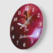 Persoonlijke Realistische Appel Grote Klok (Hoek)