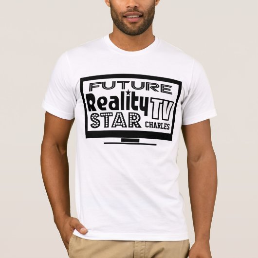 Persoonlijke realiteit TV Star T-shirt (Voorkant)