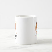 Persoonlijke Red Boxer Dog Koffiemok (Center)