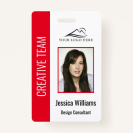Persoonlijke Red Corporate Employee Security-ID Badge