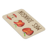 Persoonlijke Red Delicious Apple voor de leraar Magneet (Rechterzijde)