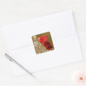Persoonlijke Red Diamond Roos Sticker (Envelop)