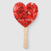 Persoonlijke Red Diamond set ventilatoren Handwaaier (Voorkant)