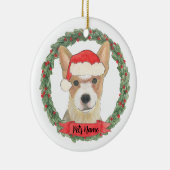 Persoonlijke Red Heeler Cattledog Keramisch Ornament (Rechts)