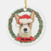 Persoonlijke Red Heeler Cattledog Keramisch Ornament (Voorkant)