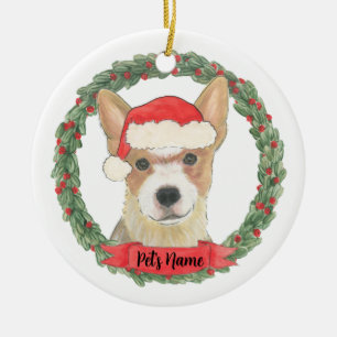 Persoonlijke Red Heeler Cattledog Keramisch Ornament