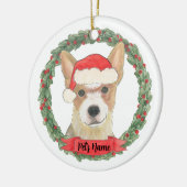 Persoonlijke Red Heeler Cattledog Keramisch Ornament (Links)