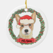 Persoonlijke Red Heeler Cattledog Keramisch Ornament (Achterkant)