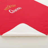 Persoonlijke Red Sherpa Blanket Deken (3/4)
