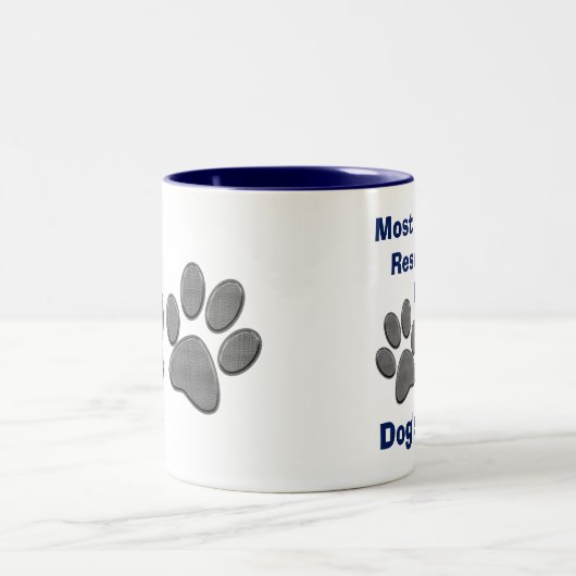 Persoonlijke redding Dog Dad Gifts Dog Paws MOK (Center)
