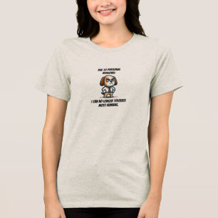 Persoonlijke Redenen Kunnen Niet Verdragen Tri-Blend Shirt
