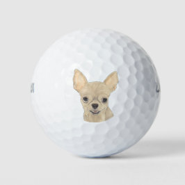 Persoonlijke Reebruine Korthaar Chihuahua Golfballen