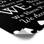 Persoonlijke regels voor autisme poster (Hoek)