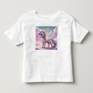 Persoonlijke Regenboog Eenhoorn Kat Kinder Shirts