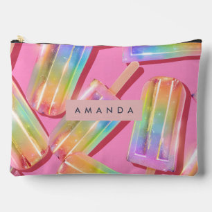 Persoonlijke Regenboog Glitter Popsicle Gedroomd Etui