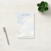 Persoonlijke regenboog hemel esthetische stippenra post-it® notes (Kantoor)