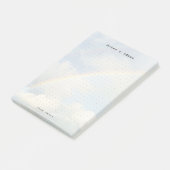 Persoonlijke regenboog hemel esthetische stippenra post-it® notes (Schuin)