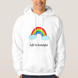 Persoonlijke Regenboog Hoodie | Aangepaste naam &