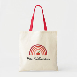 Persoonlijke Regenboog Leraren Boodschappentas Tote Bag