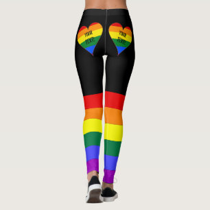 Persoonlijke Regenboog LGBT Pride Leggings