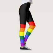 Persoonlijke Regenboog LGBT Pride Leggings (Rechts)